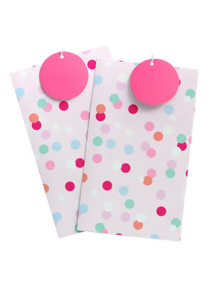 Feuilles de Papier Cadeau George Spots Flatwrap avec Étiquettes