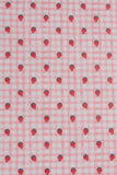 George Strawberry Gingham Rollwrap