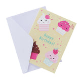 George Home birthday card with cupcake design, UK version