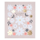 George Home floral birthday card with envelope - British product