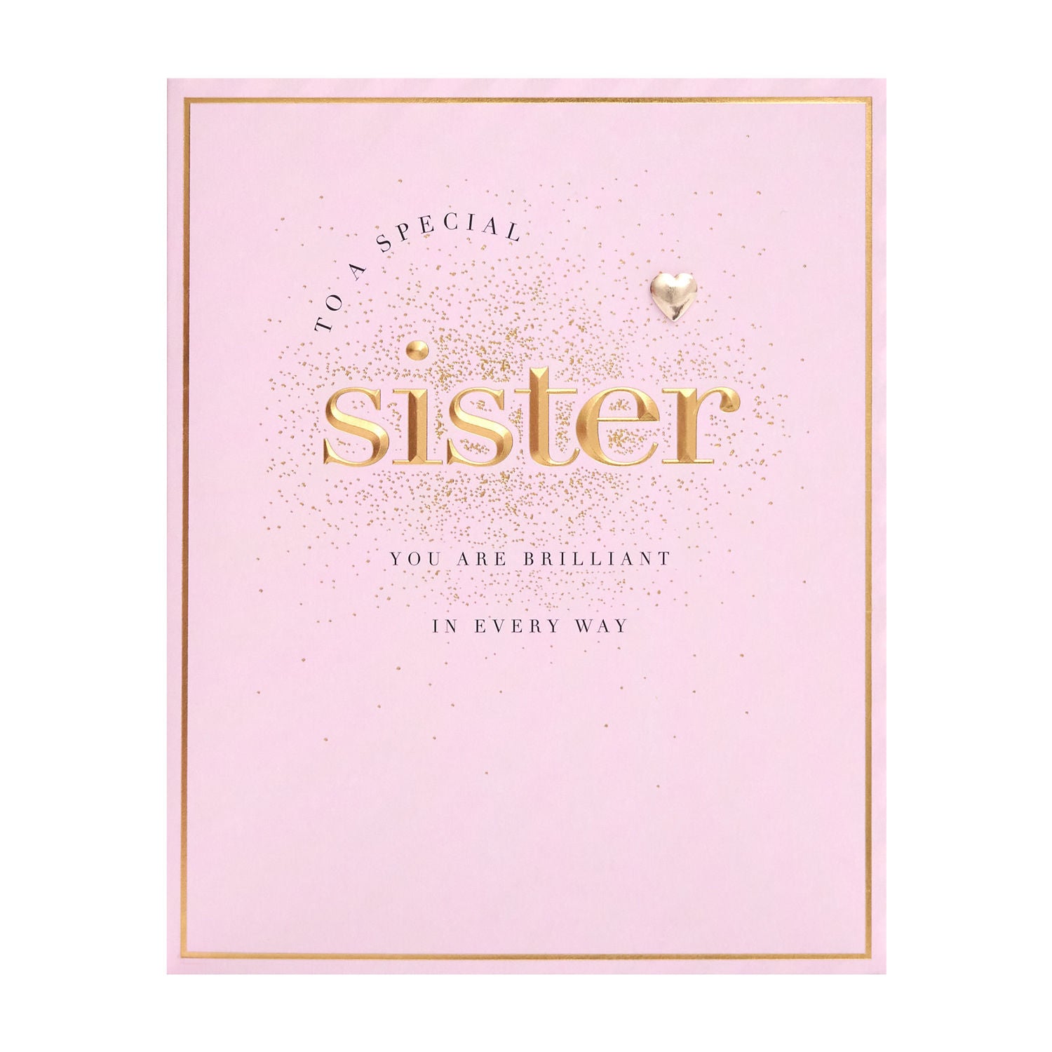 Sister birthday card 160x190 mm with envelope - British product