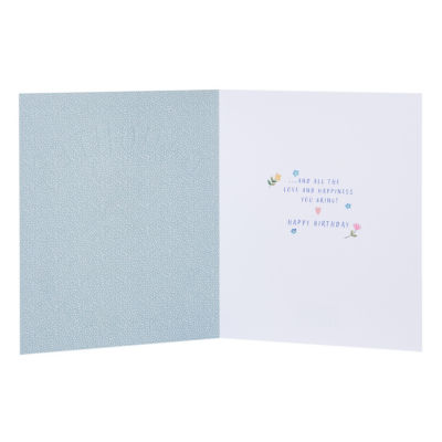 George Home daughter birthday card, UK version