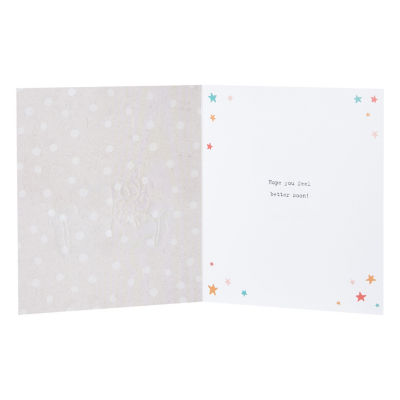 Boofle get well card 165x190mm with envelope, UK version