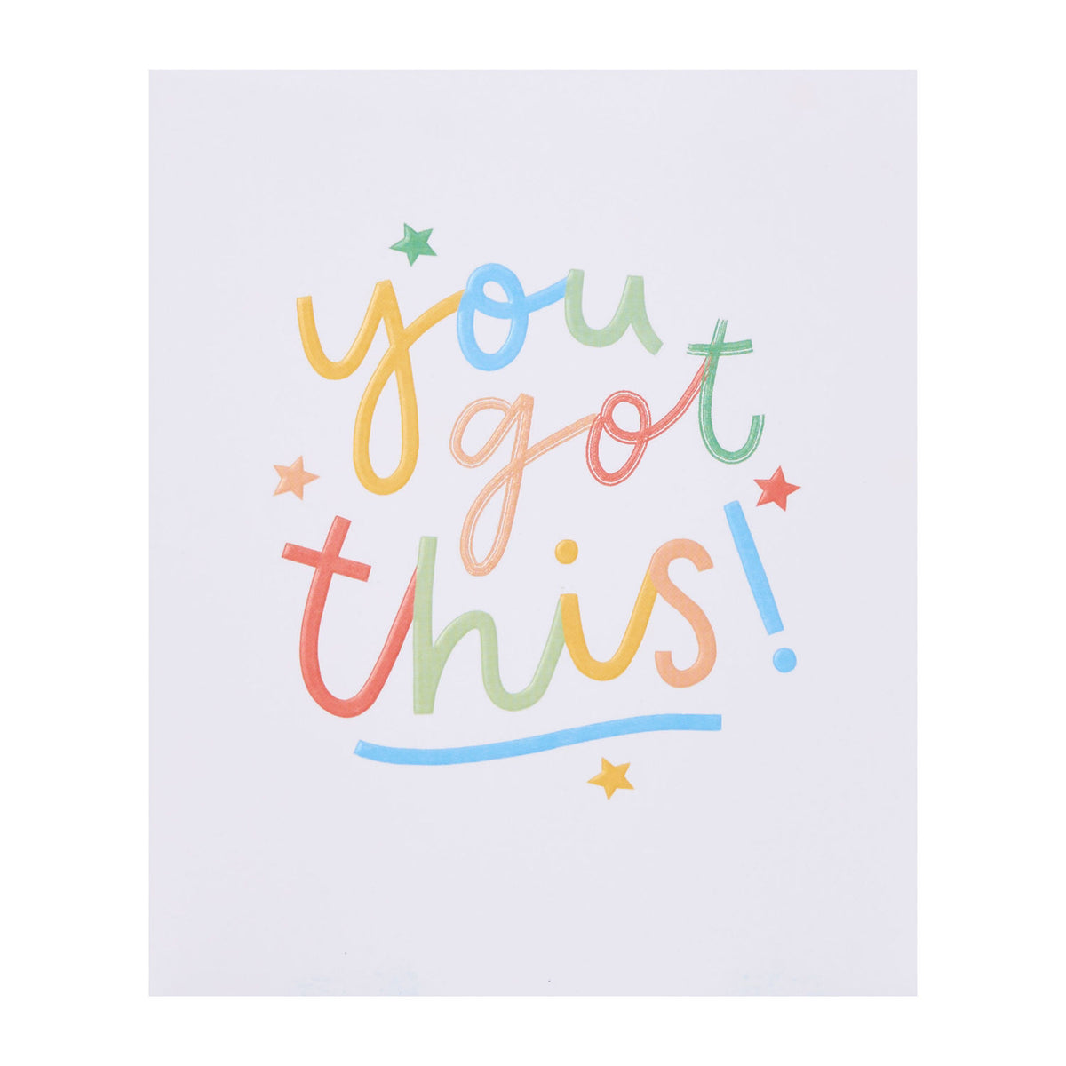 George Home good luck greeting card - British product