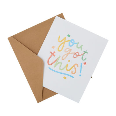 George Home good luck greeting card - British product