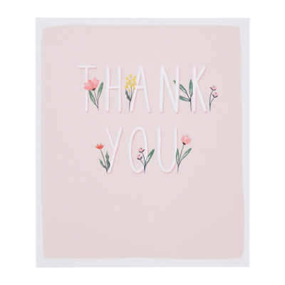 George Home blank thank you card 165x190mm, imported from the UK