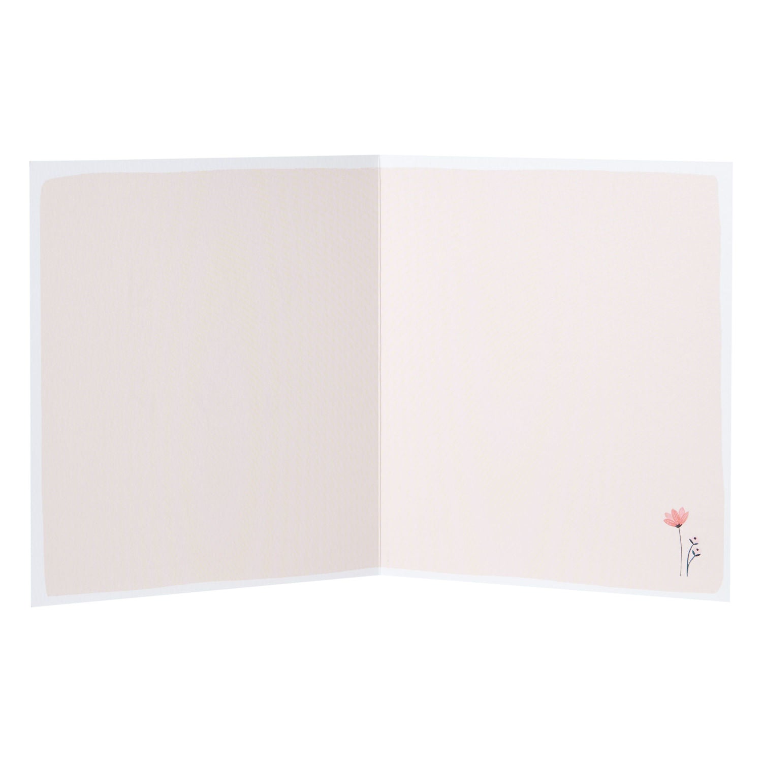 George Home blank thank you card 165x190mm, imported from the UK
