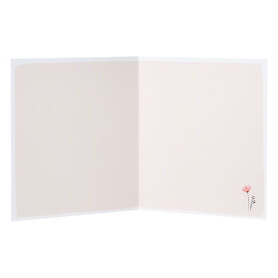 George Home blank thank you card 165x190mm, imported from the UK