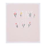 George Home blank thank you card 165x190mm, imported from the UK
