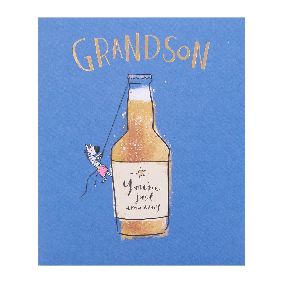 George Home grandson birthday card 160x190mm, imported from the UK