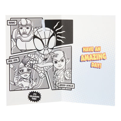 Disney 4th birthday card with colouring message, imported from the UK