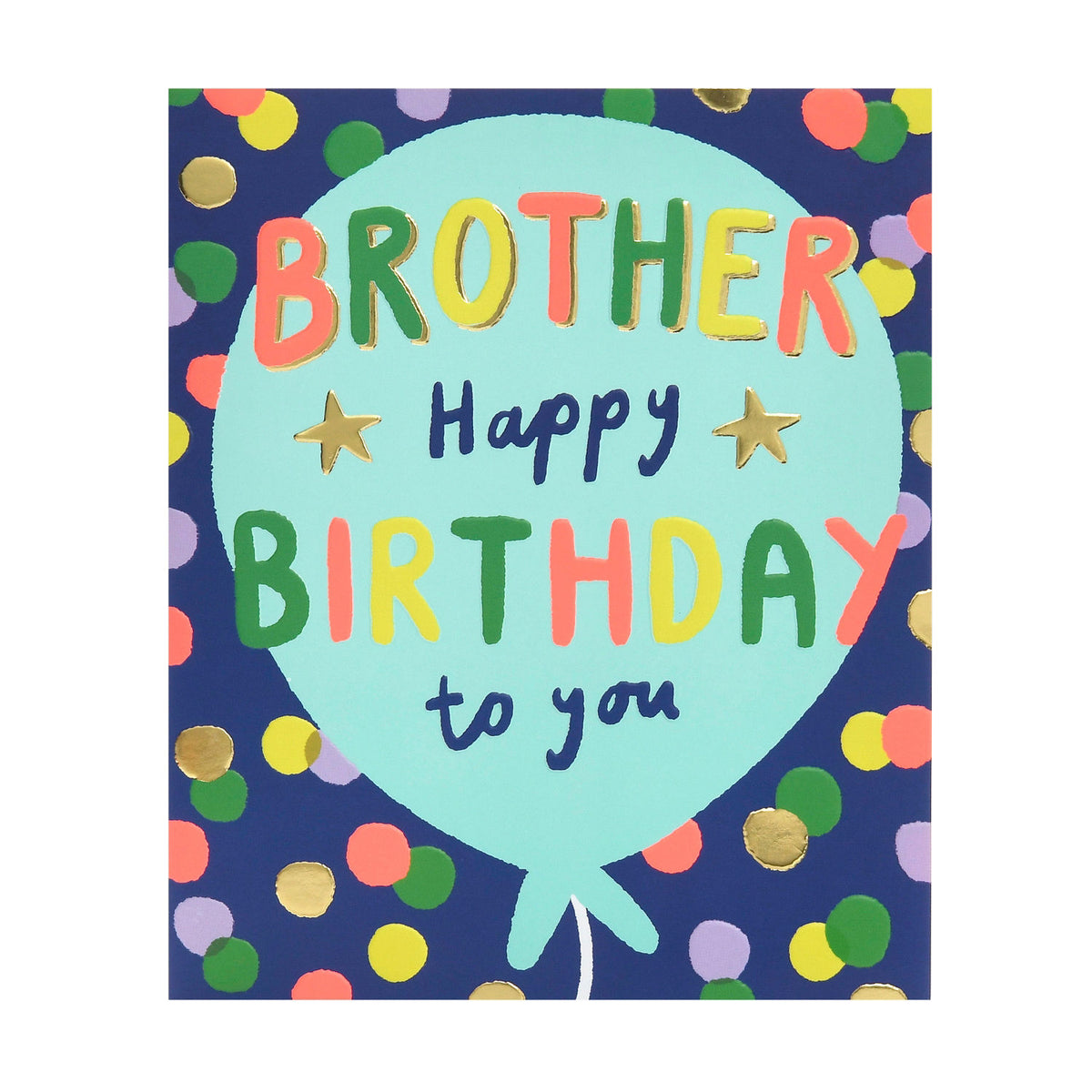 Birthday card for brother 160x190mm - British product