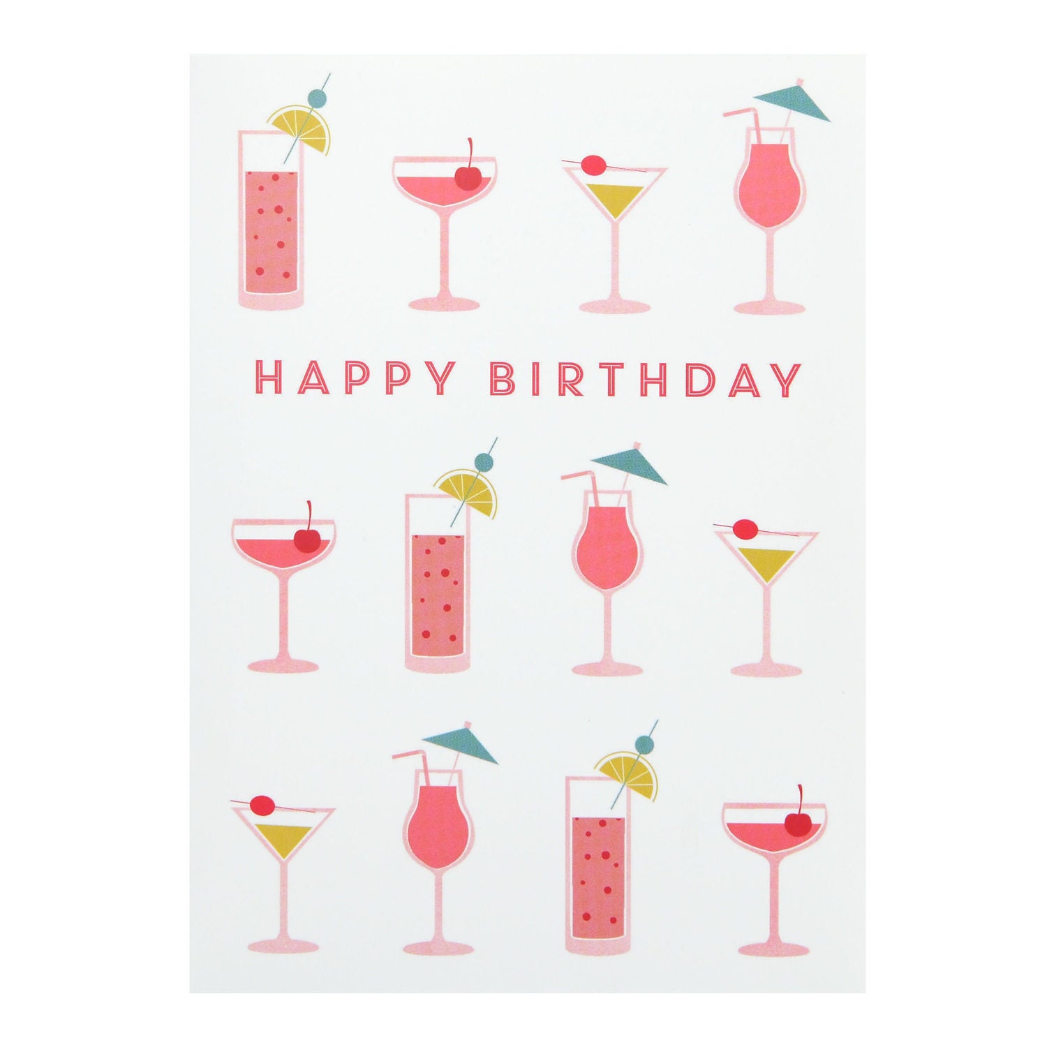 George Home birthday card with envelope, UK version