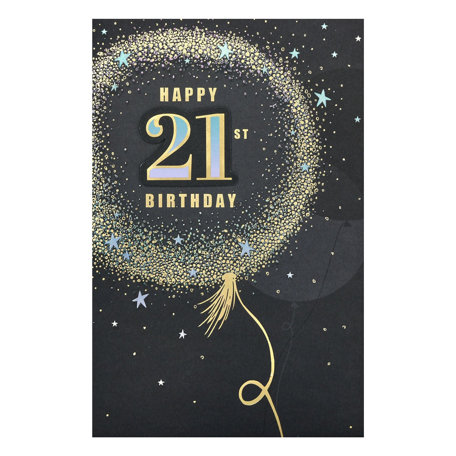 George Home 21st birthday card with envelope, UK version