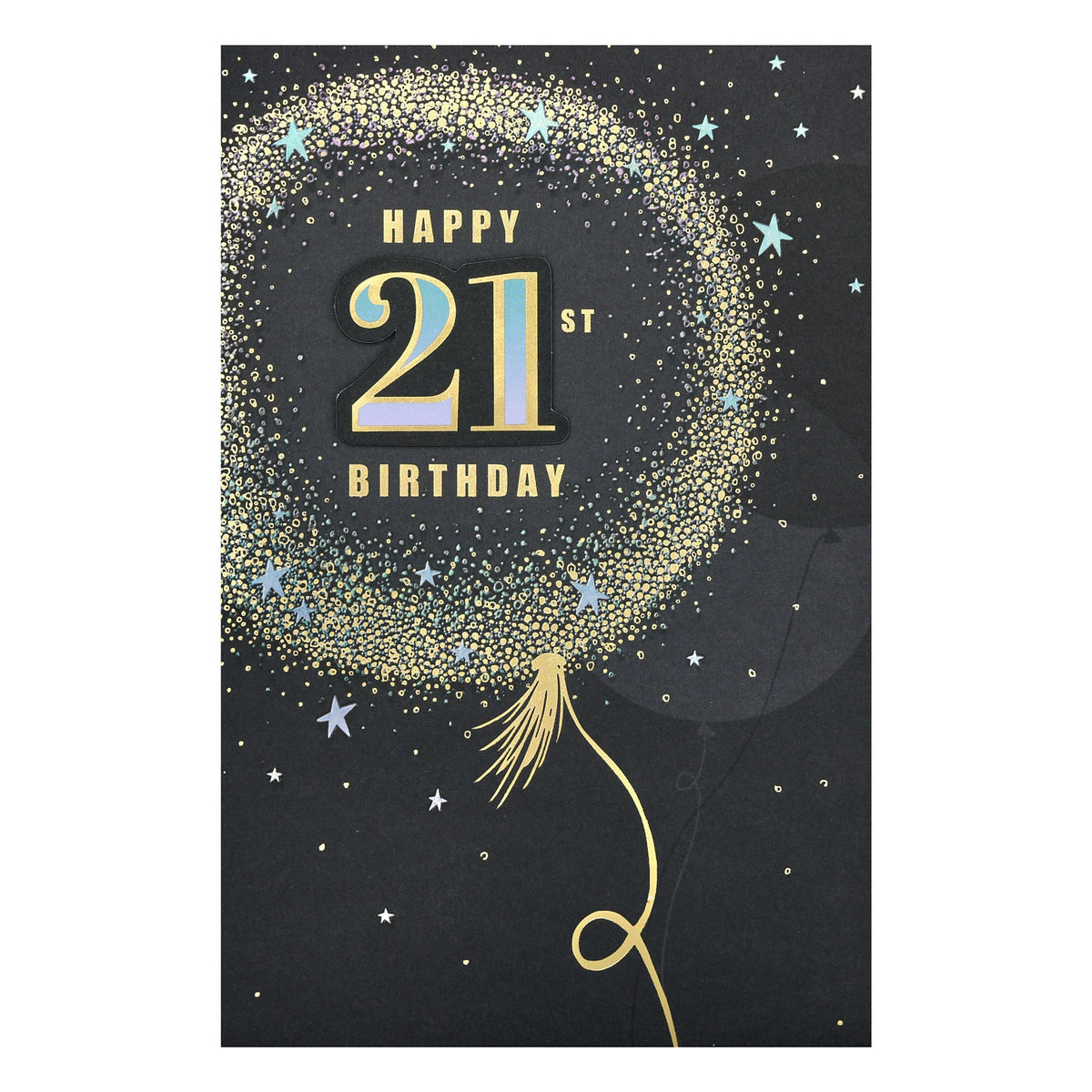 George Home 21st birthday card with envelope, UK version