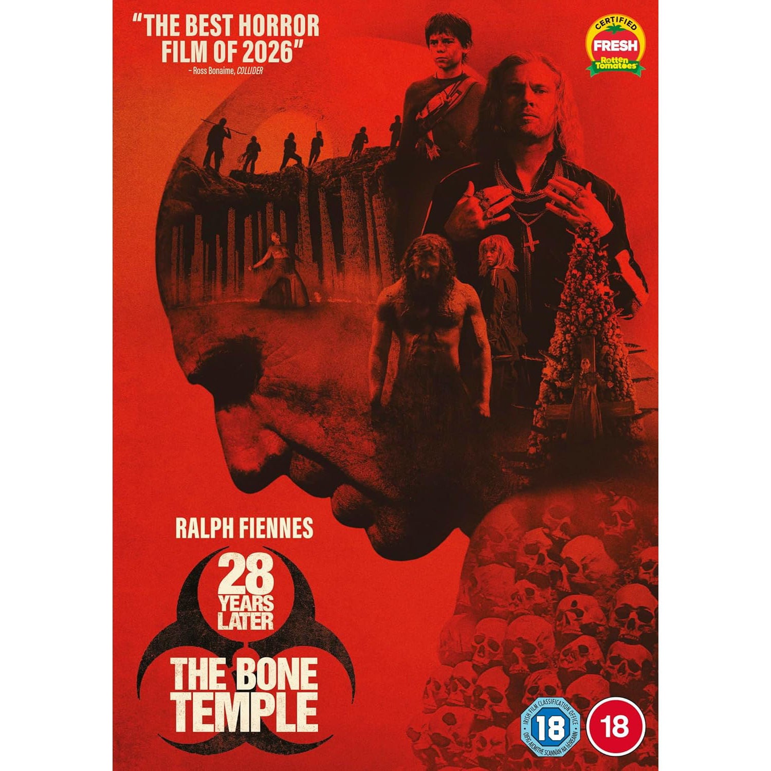 DVD movie 28 Years Later Bone Temple, imported from the UK