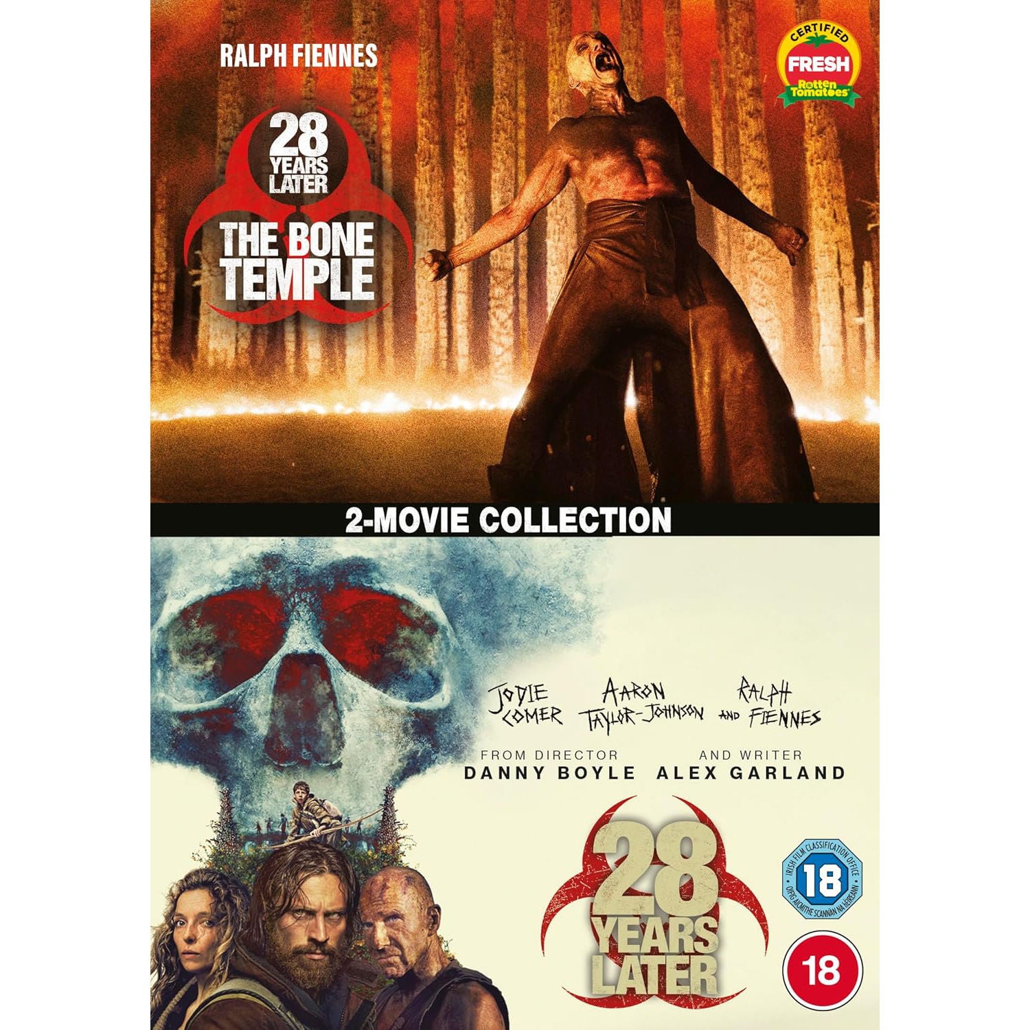 28 Years Later Bone Temple double feature DVD, imported from the UK