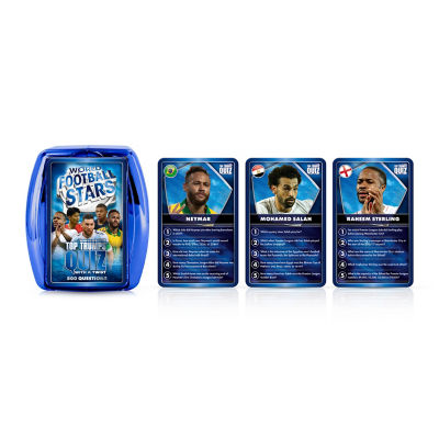 Top Trumps VM-fotballstjerner Quiz Fotball Trivia Spill