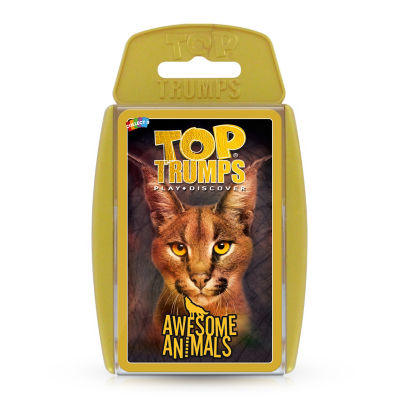 Top Trumps Awesome Animals card deck - British product
