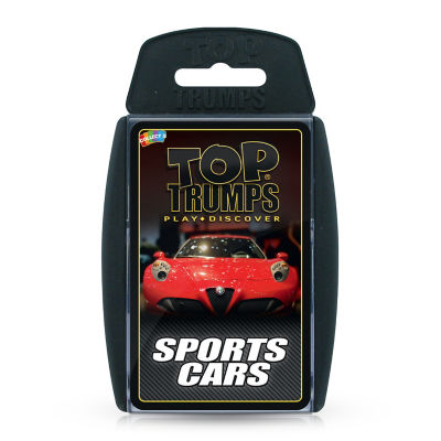 Top Trumps Sports Cars deck of 33 cards - British product
