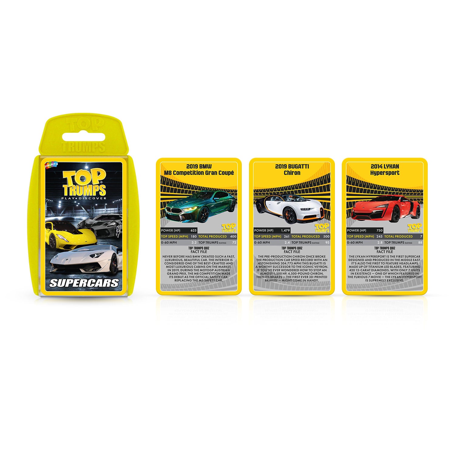 Top Trumps Super Cars card game (British brand)