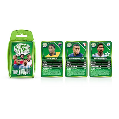 Top Trumps World Football Stars Kartenspiel 30 Karten