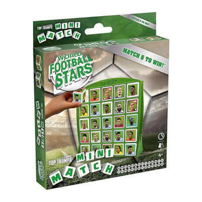 Top Trumps Mini Match World Football Stars game - British product