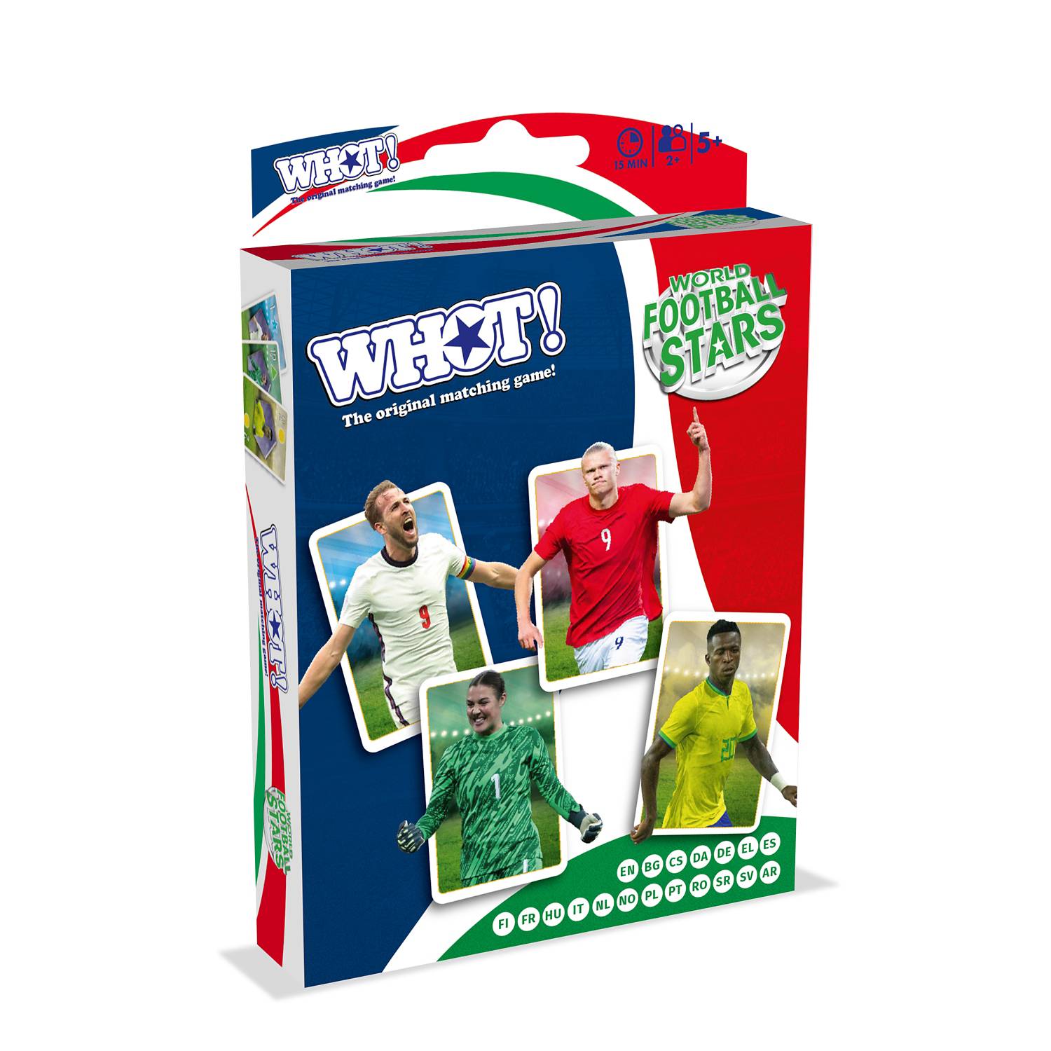 WHOT! card game World Football Stars edition (British brand)