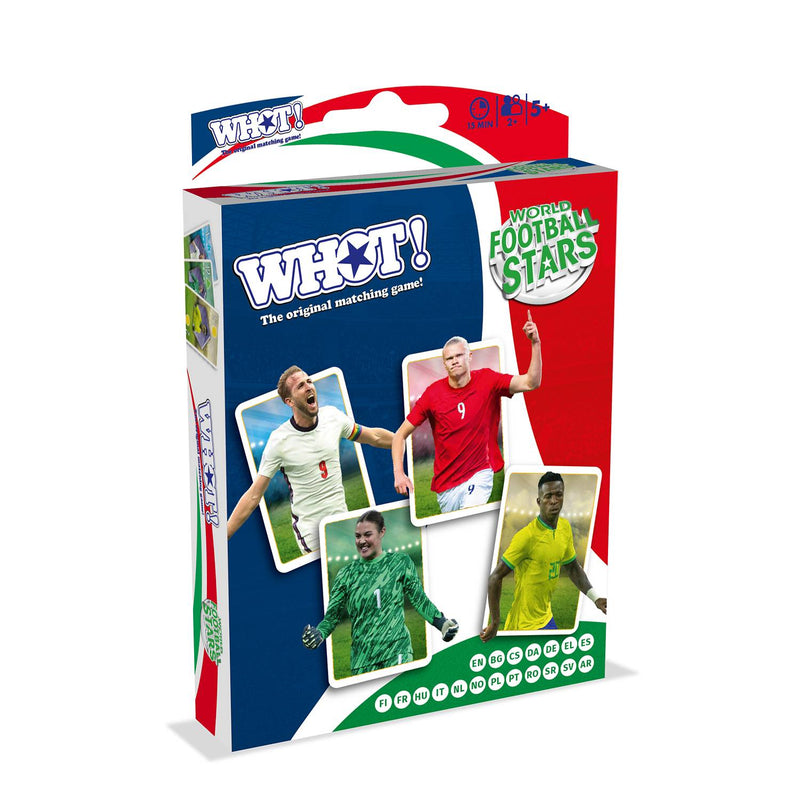 WHOT! card game World Football Stars edition (British brand)