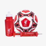 Liverpool FC team gift set with football and water bottle (British brand)