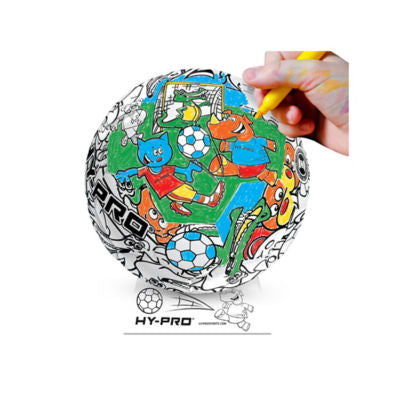 HY PRO Doodlekick football toy with colouring pens, imported from the UK
