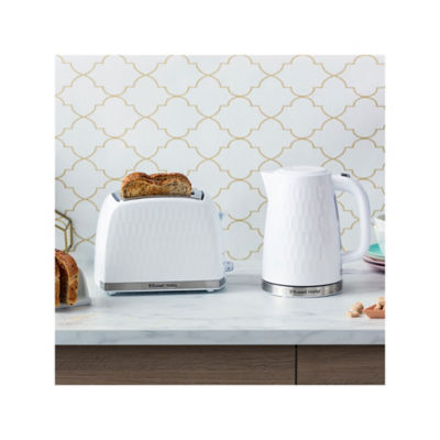 Grille-pain Russell Hobbs Honeycomb blanc 2 tranches