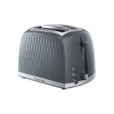 Russell Hobbs Honeycomb Grå 2 Skive Brødrister