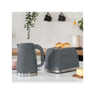 Russell Hobbs Honeycomb Grå 2 Skive Brødrister