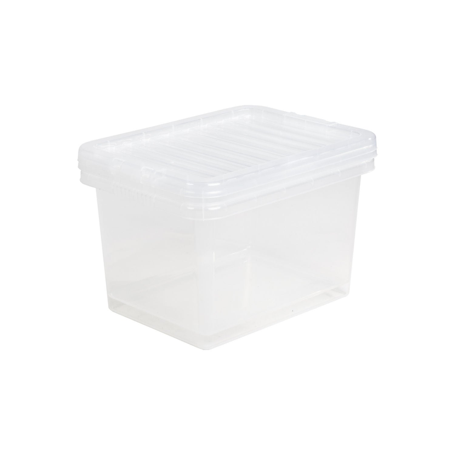 Wham Crystal Clear Plastic Storage Box 25 Litres (British brand)