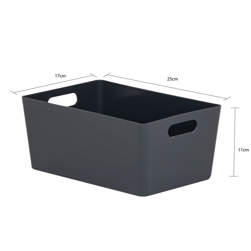 Wham Studio 4.02 dark grey plastic storage box (British brand)