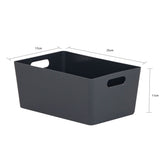 Wham Studio 4.02 dark grey plastic storage box (British brand)