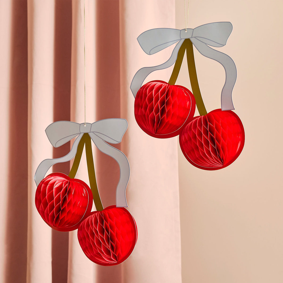 Decorative cherry honeycombs pack of 2, imported from the UK