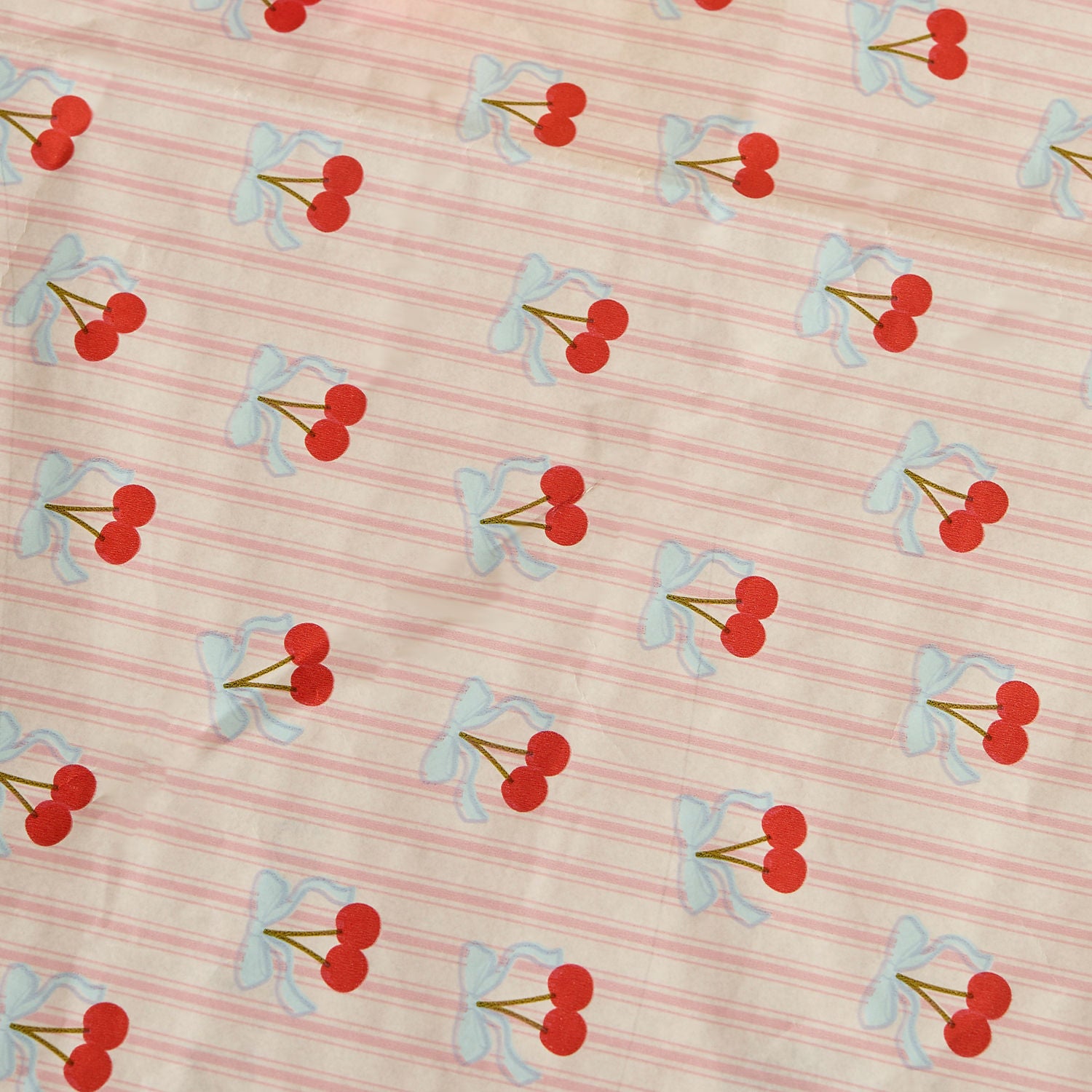 Rococo cherries paper tablecloth (British brand)