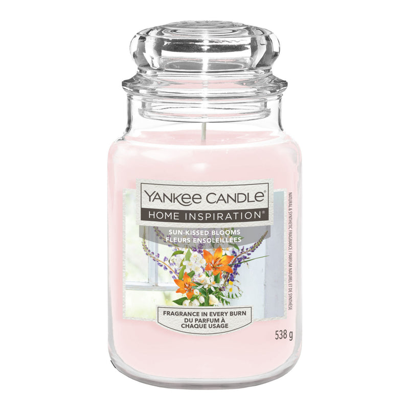 Yankee Candle scented candle Sunkissed Blooms large jar, UK version