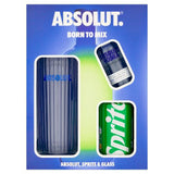 Absolut cocktail kit with Sprite and hi-ball glass - British product