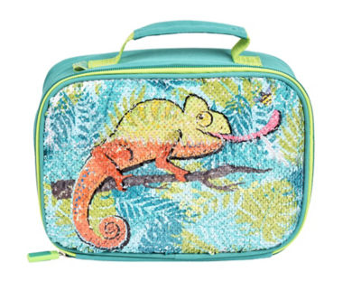 Polar Gear Chameleon lunch bag with sequin design - British product