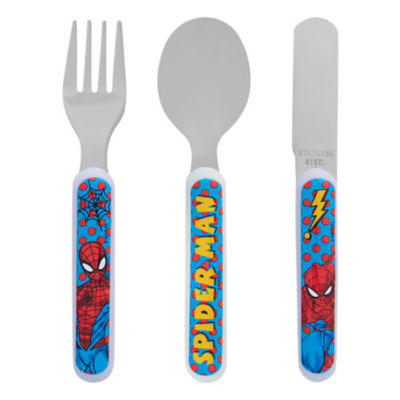 ASDA Marvel Spider-Man Reusable Cutlery Set, 3 Pieces- Buy online at McGrocer