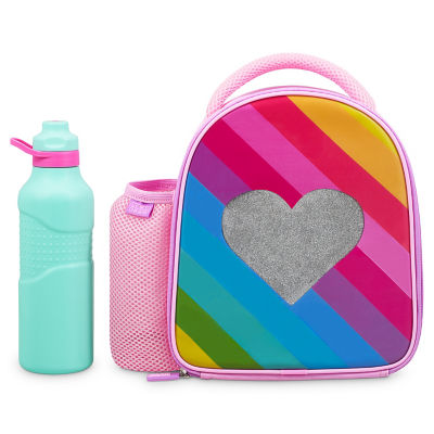 Polar Gear heart design insulated lunch bag and bottle combo, imported from the UK