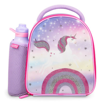 Polar Gear unicorn lunch bag and bottle combo (British brand)