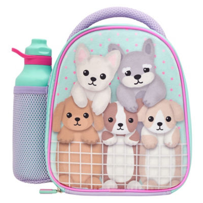 Polar Gear Pup Friends Insulated Lunch Bag and Bottle Set 22x10x25cm 600ml