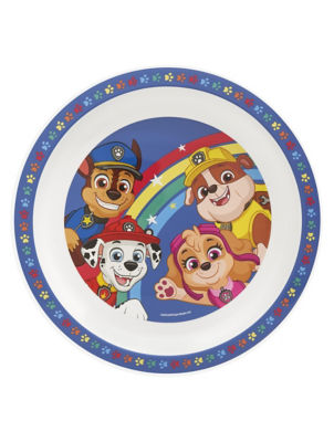 Paw Patrol children's plate with rescue pups design (British brand)