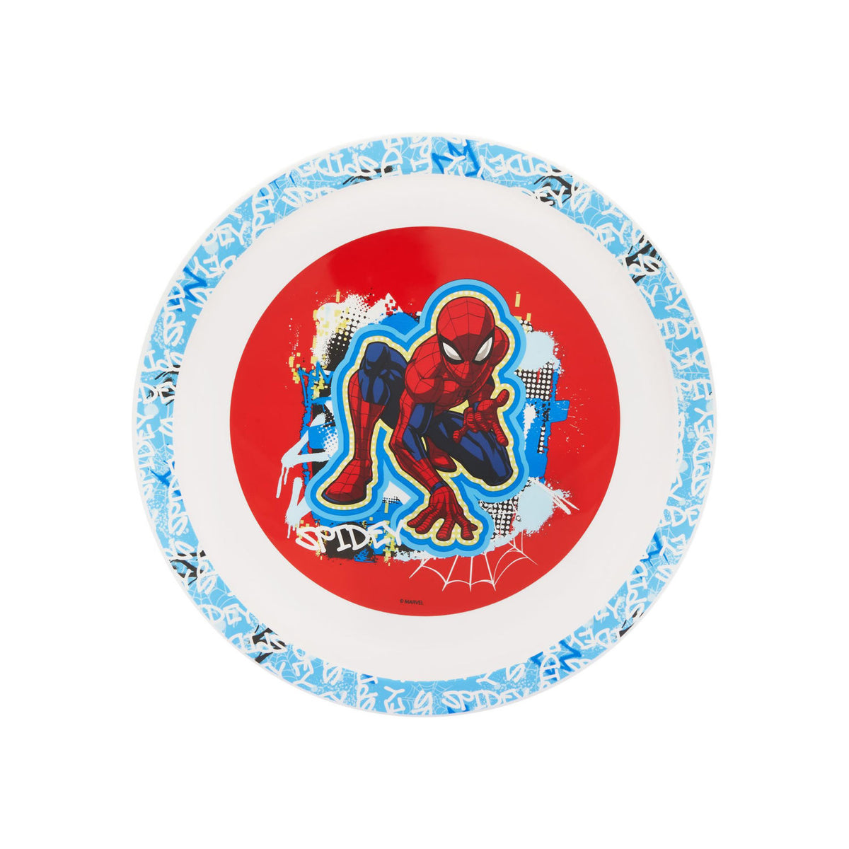 Marvel Spider-Man reusable kids plate, BPA free, imported from the UK