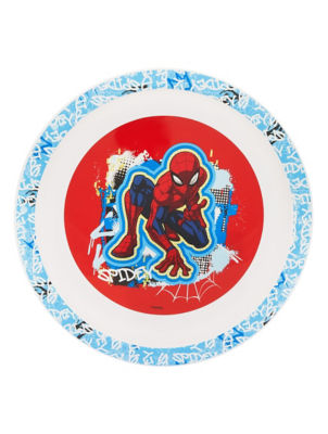 Marvel Spider-Man reusable kids plate, BPA free, imported from the UK