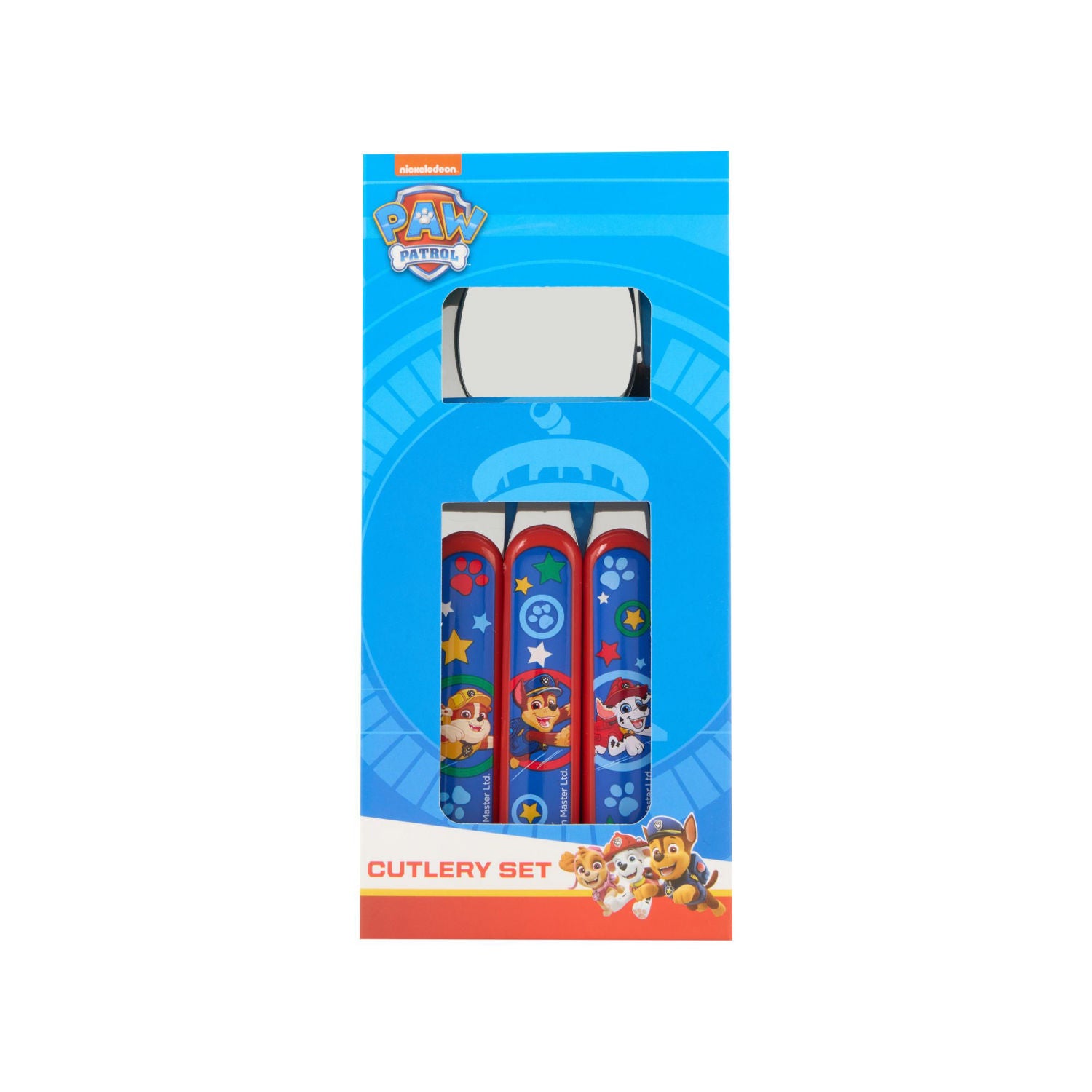 Paw Patrol 3pc cutlery set with stainless steel, UK version
